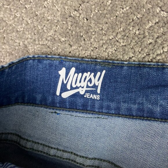 Mugsy Jeans Men's 35 x 34 Fits 34 x 33 Blue Lake Shores Stretch FLX3NLA - Picture 6 of 14